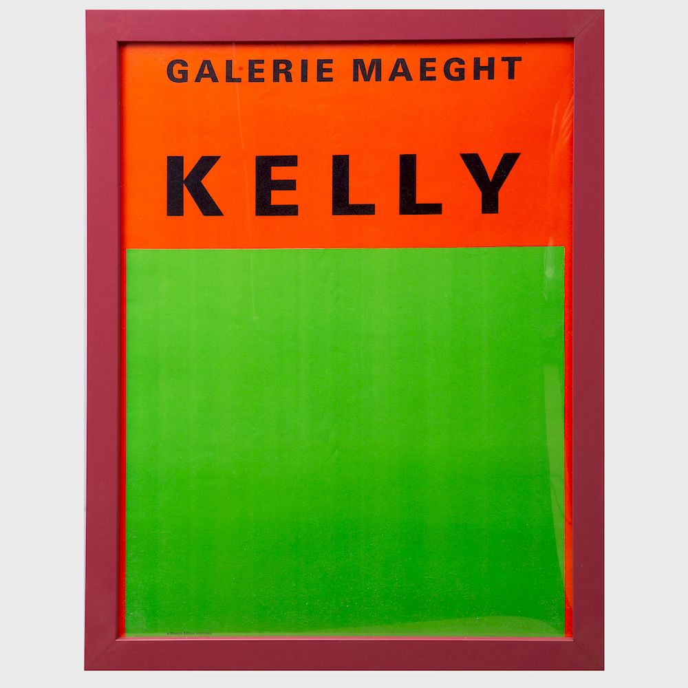 Appraisal: After Ellsworth Kelly - Galerie Maeght Exhibition Poster Lithographic poster