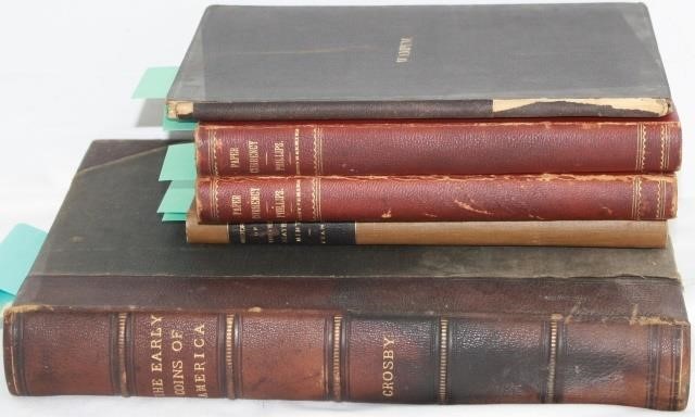 Appraisal: COLLECTION OF BOOKS RELATED TO CURRENCY TOINCLUDE LARGE BOUND VOLUME