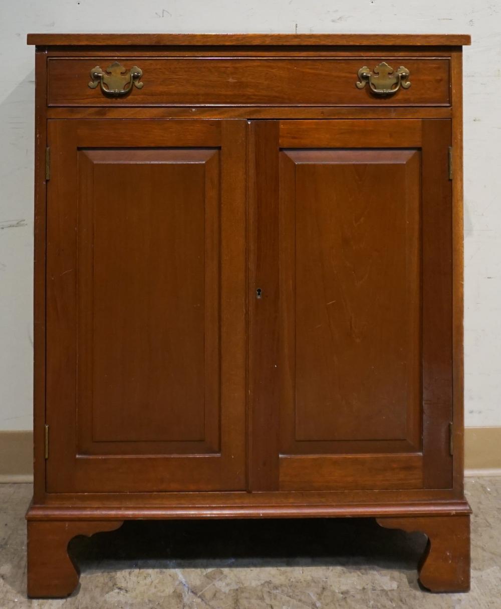 Appraisal: Biggs Mahogany Side Cabinet x x in x x cm