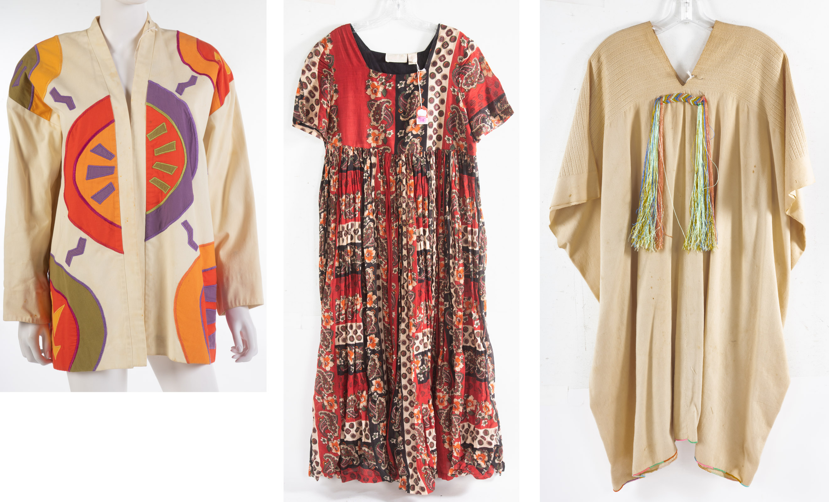 Appraisal: ECLECTIC GROUP OF VINTAGE CLOTHING Includes a jacket size L