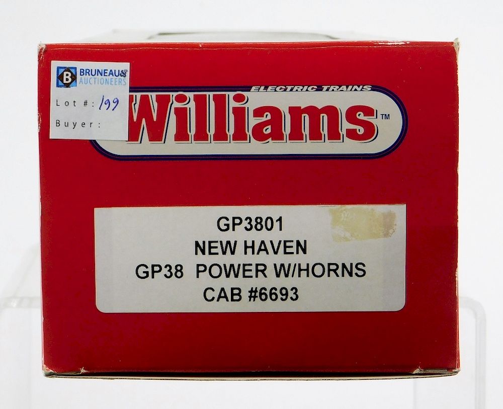 Appraisal: Williams New Haven GP Power Cab Electric Train United States