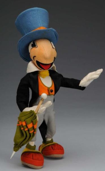 Appraisal: Walt Disney Jiminy Cricket Character Doll Description Probably Italian Made