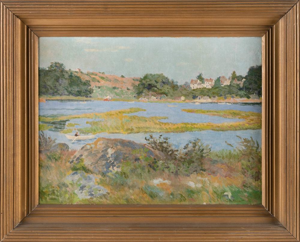 Appraisal: CHARLES HENRY RICHERT MAINE MASSACHUSETTS - WHERE THE RIVER WIDENS