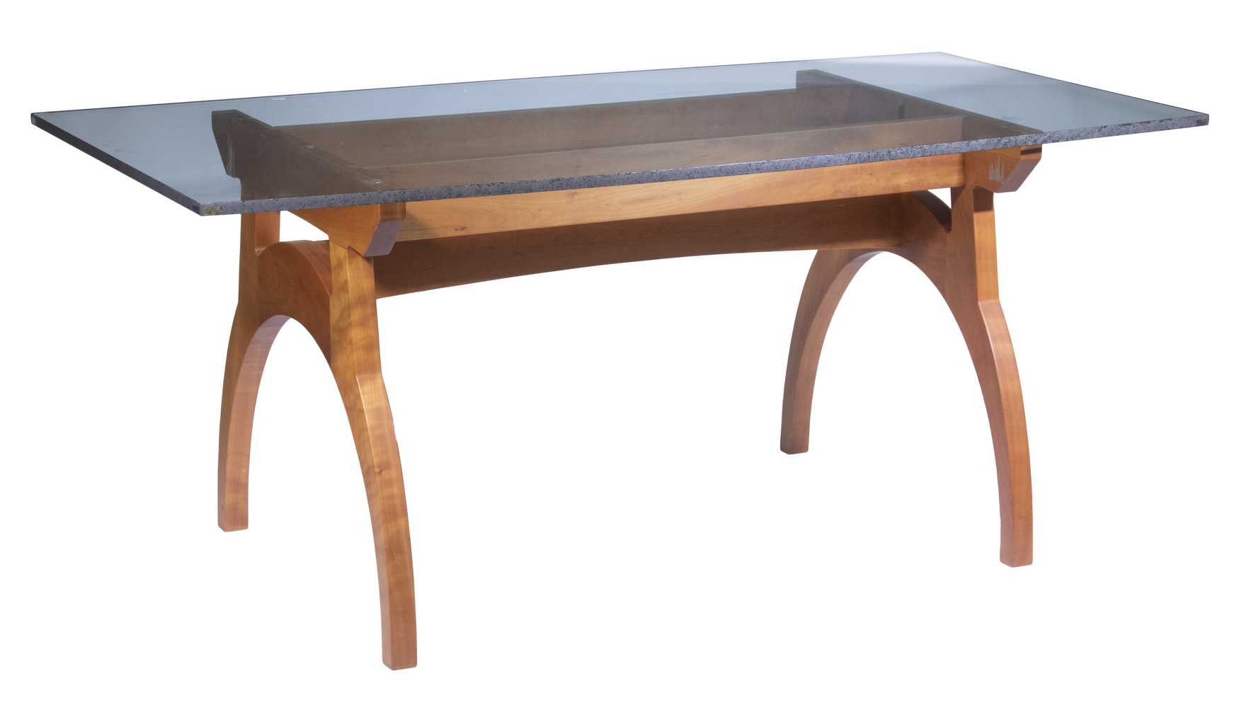 Appraisal: DINING TABLE BY GREEN DESIGN PORTLAND ME Hand Crafted Solid