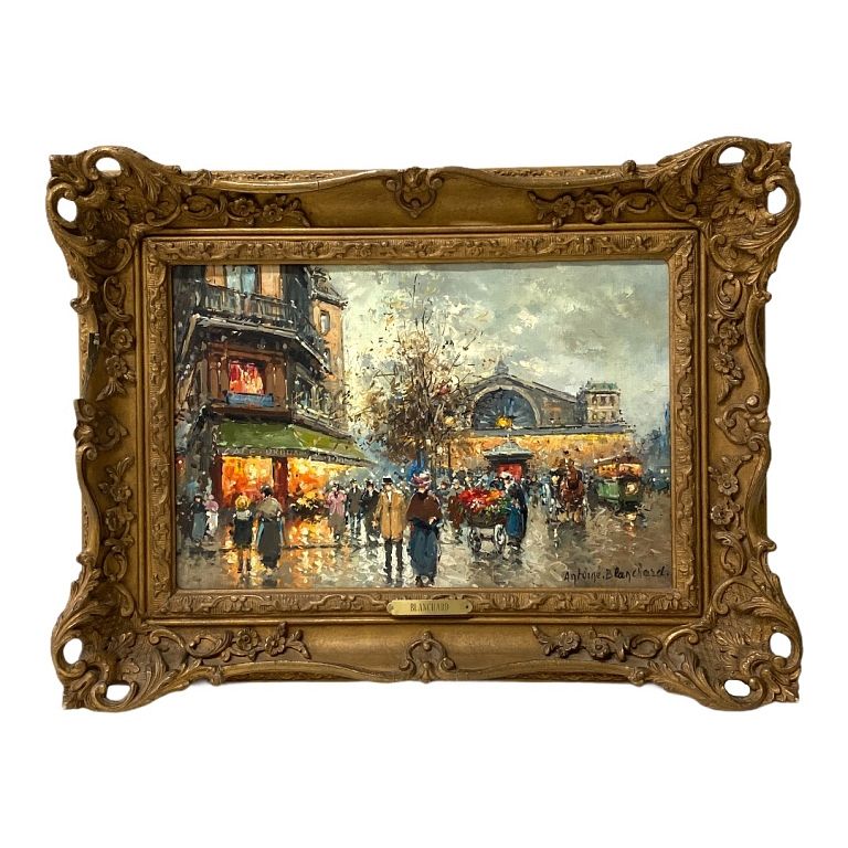 Appraisal: Antoine Blanchard FRENCH Antoine Blanchard FRENCH oil on canvas paris