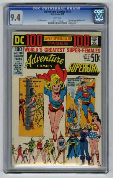 Appraisal: Adventure Comics CGC D C Comics Bob Oksner cover page