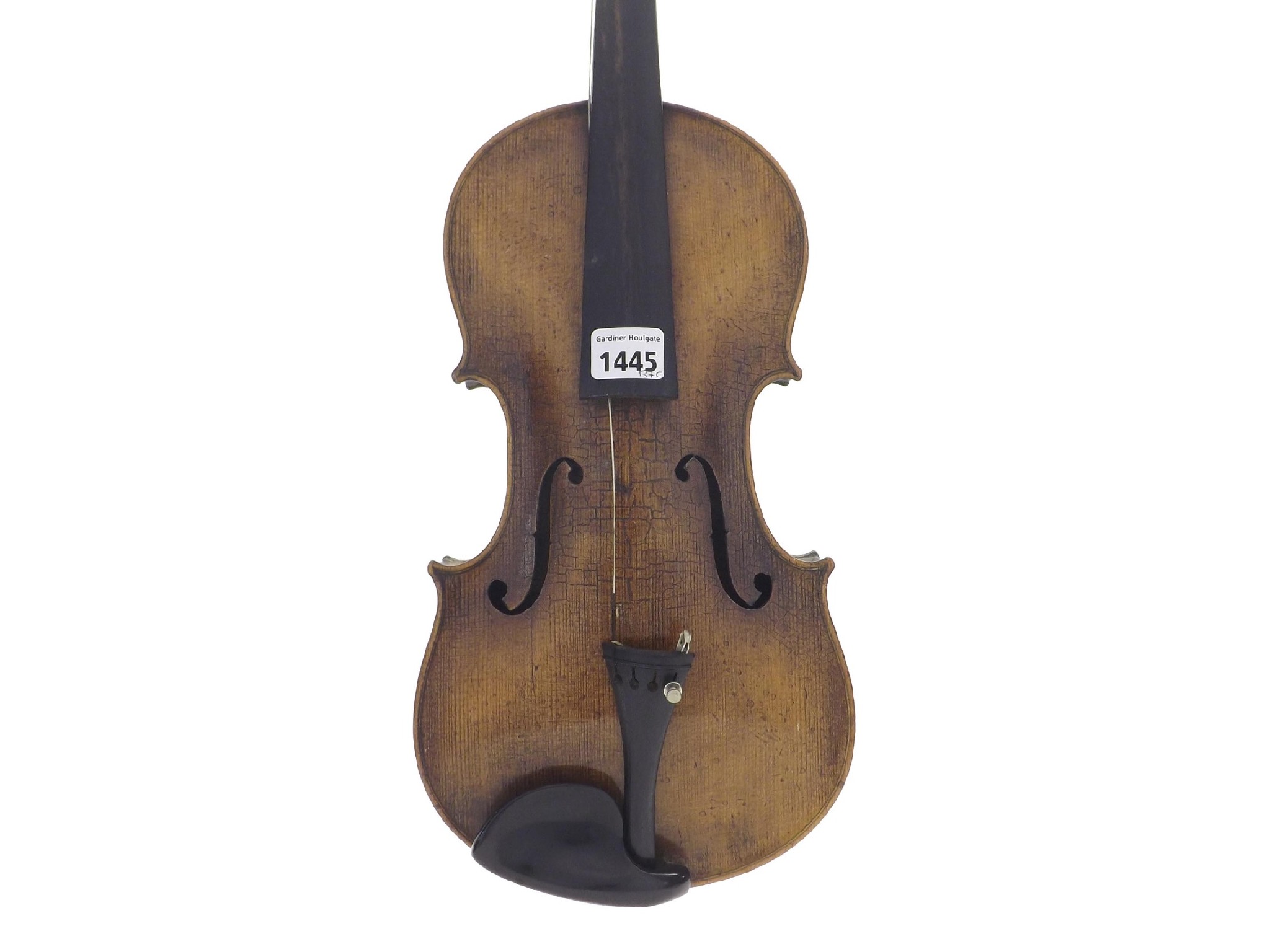 Appraisal: Late th century German violin labelled Kon Ned Fabriek van