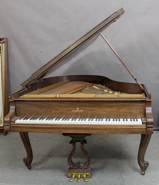 Appraisal: STEINWAY Sons Baby Grand Piano Serial With bench Nice looking