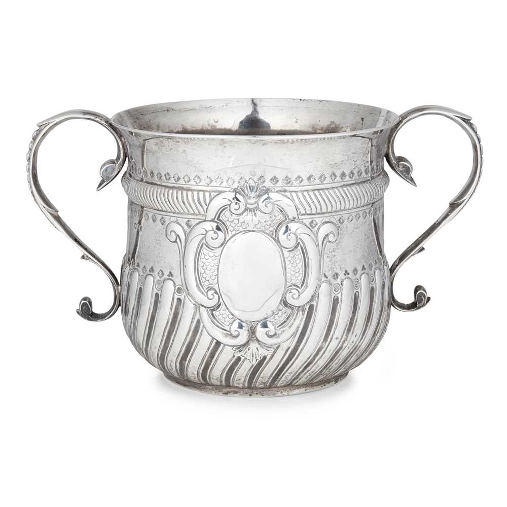 Appraisal: A LATE VICTORIAN TWIN-HANDLED PORRINGER Charles Stuart Harris London the