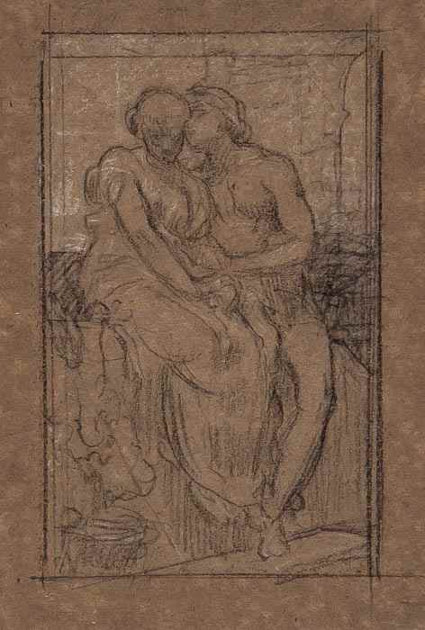 Appraisal: Frederic Lord Leighton PRA - Study of two seated classical