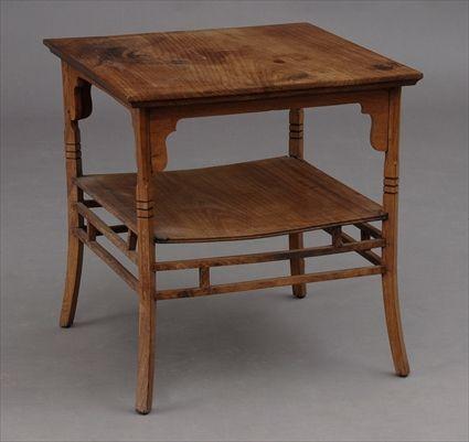 Appraisal: AESTHETIC MOVEMENT ROSEWOOD TEA TABLE ATTRIBUTED TO WILLIAM WATT The