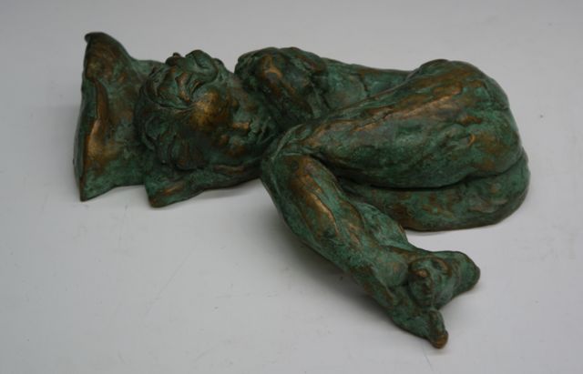 Appraisal: Barbara Tribe - Malinee Asleep bronze inscribed 'MALINEE Barbara Tribe'