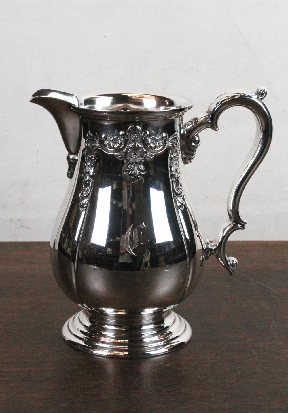 Appraisal: INTERNATIONAL STERLING SILVER PRELUDE WATER PITCHER - Monogrammed Height H