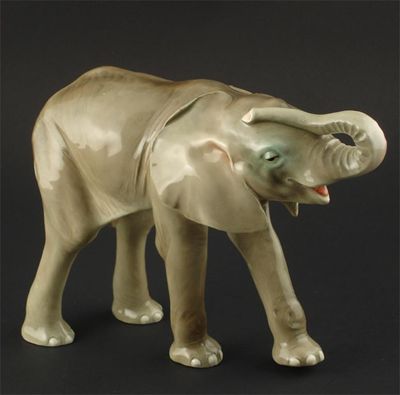 Appraisal: A Lenci figure of an elephant designed by Felice Tosalli