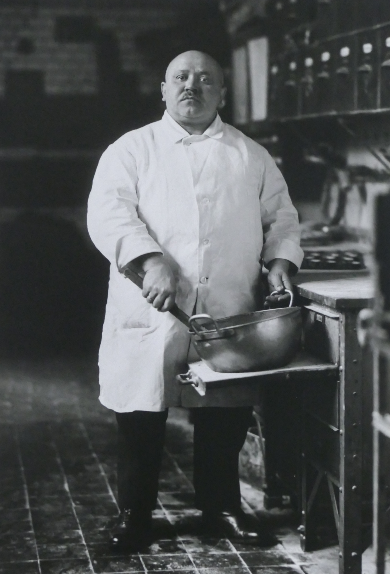 Appraisal: August Sander - German ''Konditormeister'' Pastry Chef Silver Print ''x