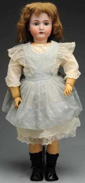 Appraisal: Large S H Child Doll German bisque head marked K