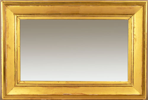 Appraisal: Giltwood mirror th c l w