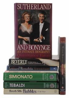 Appraisal: Eight Books on Opera including Sutherland and Bonynge An Intimate