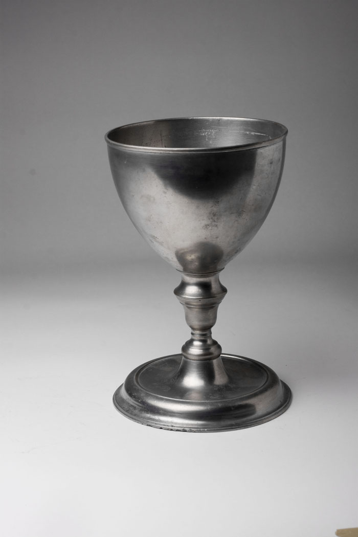 Appraisal: PEWTER CHALICE POSSIBLY SCOTLAND CIRCA - Height inches diameter inches