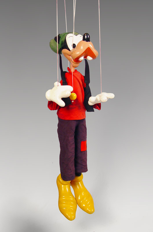 Appraisal: LARGE PEHLAM PUPPET DISNEY GOOFY MARIONETTE Wood and cloth construction