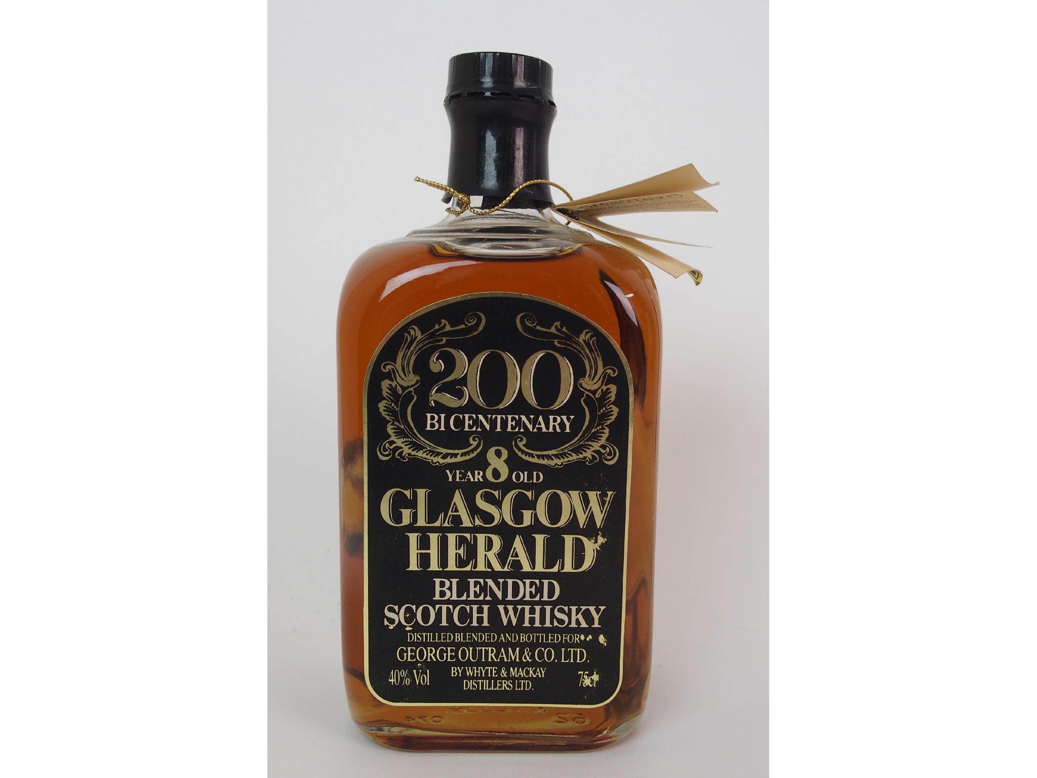 Appraisal: A bottle of Glasgow Herald Bicentenary blended Scotch whisky cl