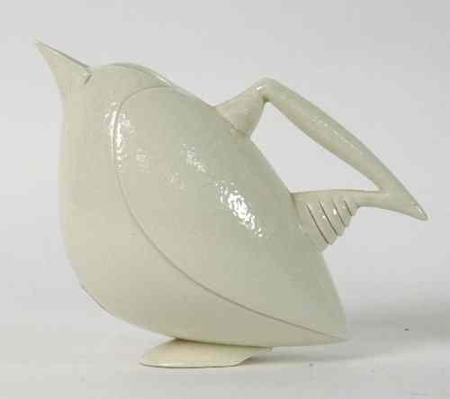 Appraisal: A salt glazed jug by Anthony Theakston in the form