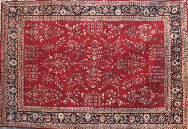 Appraisal: Mid- th century Sarouk Palace Rug x Good condition EST