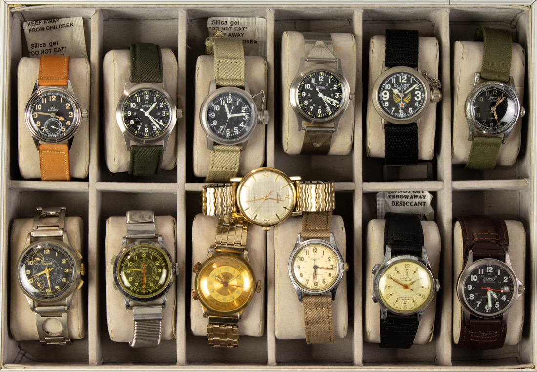 Appraisal: Collection of vintage and contemporary watches including labeled examples including