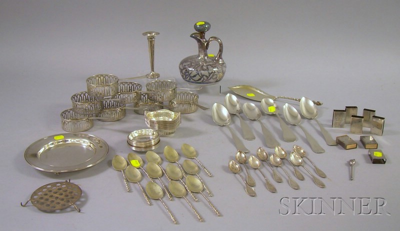 Appraisal: Group of Silver Serving and Flatware Items including a Towle