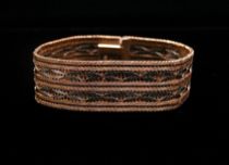 Appraisal: A Lovely K Gold Bracelet European K two toned gold