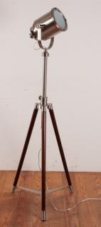 Appraisal: Photographer's Tripod Floor Lamp Photographer's adjustable tripod floor lamp inspired