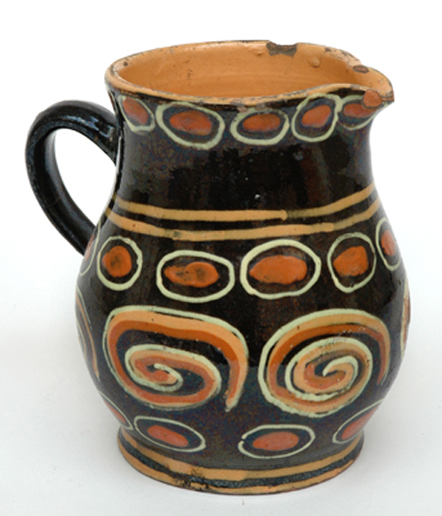 Appraisal: ANNE DANGAR New South Wales circa s Earthenware jug painted