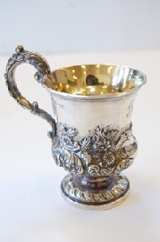 Appraisal: GEORGIAN STERLING SILVER CHRISTENING MUG