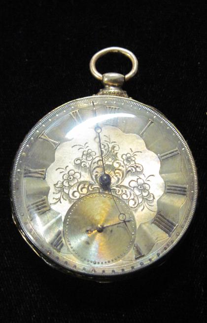 Appraisal: karat yellow gold pocket watch Desgrengesgeneva mid th century