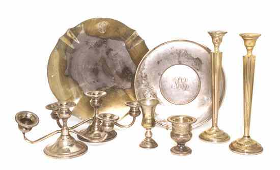 Appraisal: A Collection of American Sterling Silver Articles comprising a Lebolt