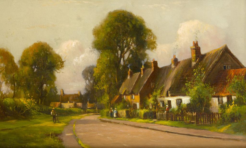 Appraisal: WILLIAM A NEWMAN EXH - WILFORD NEAR NOTTINGHAM HAYMAKING NEAR