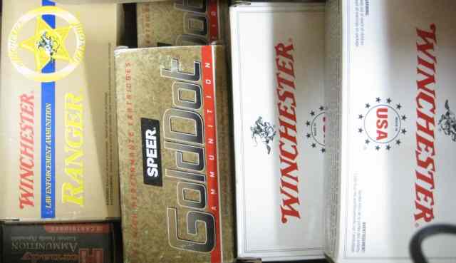 Appraisal: ROUNDS OF SIG AMMUNITION boxes ct Winchester grain JHP boxes