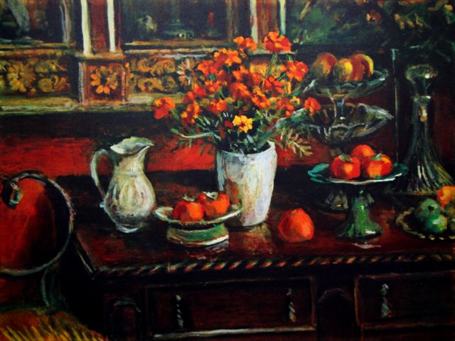 Appraisal: Margaret Olley born Marigolds and Fruit multi-plate coloured etching signed