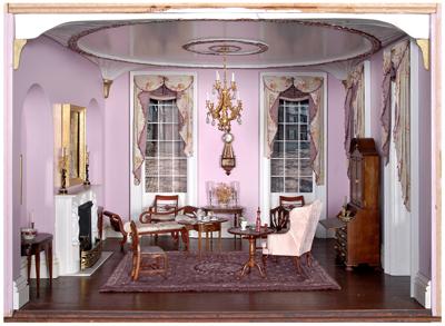 Appraisal: Savannah miniature room box parlor of the Owens-Thomas house Savannah