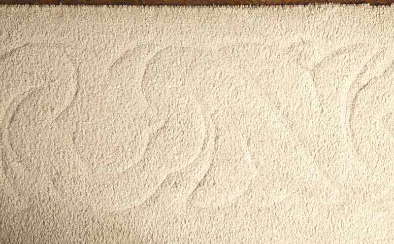 Appraisal: Contemporary Sculptured Rugmodern cream colored sculptured room size rug '