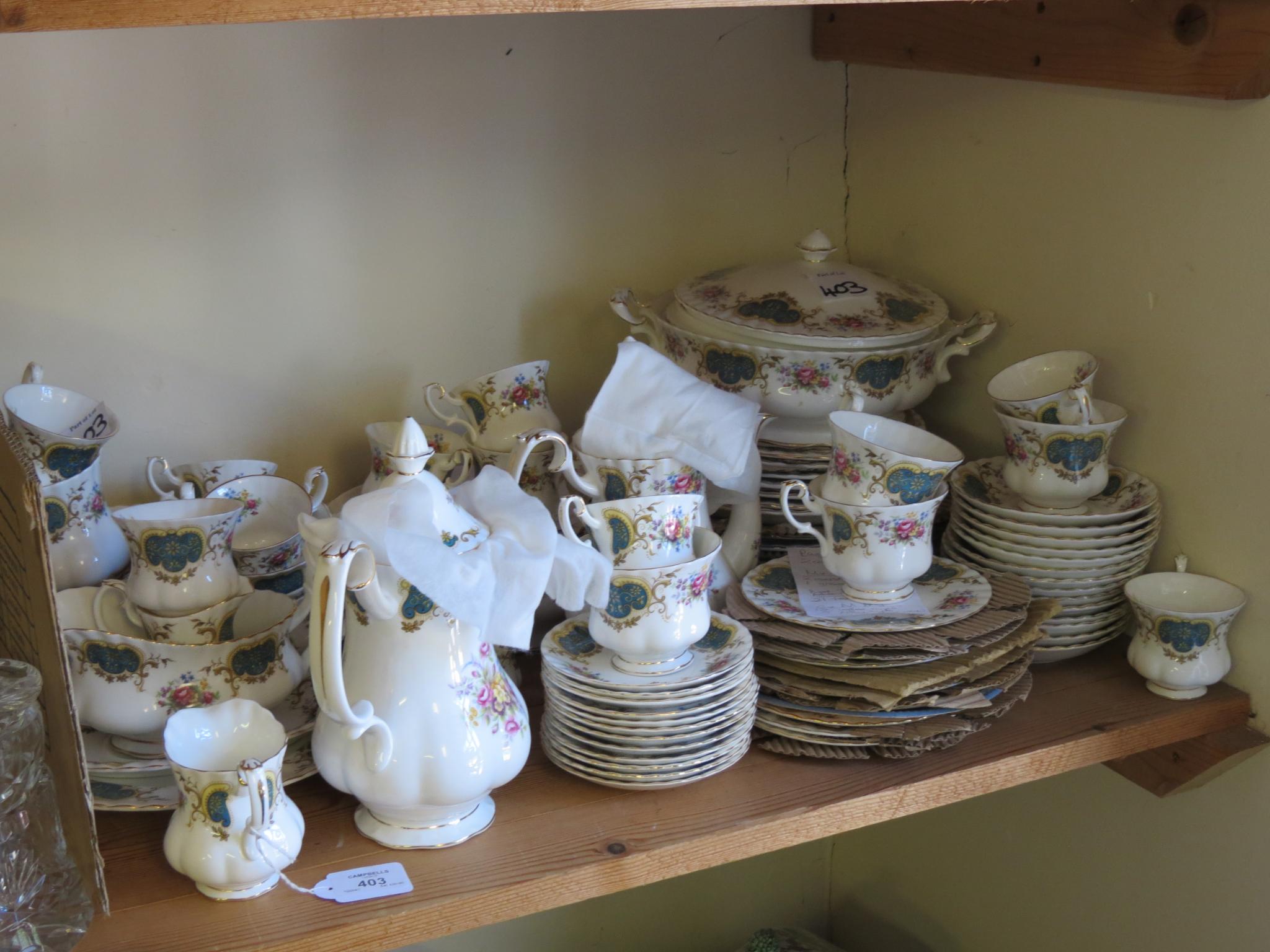 Appraisal: A Royal Albert bone china dinner tea and coffee service