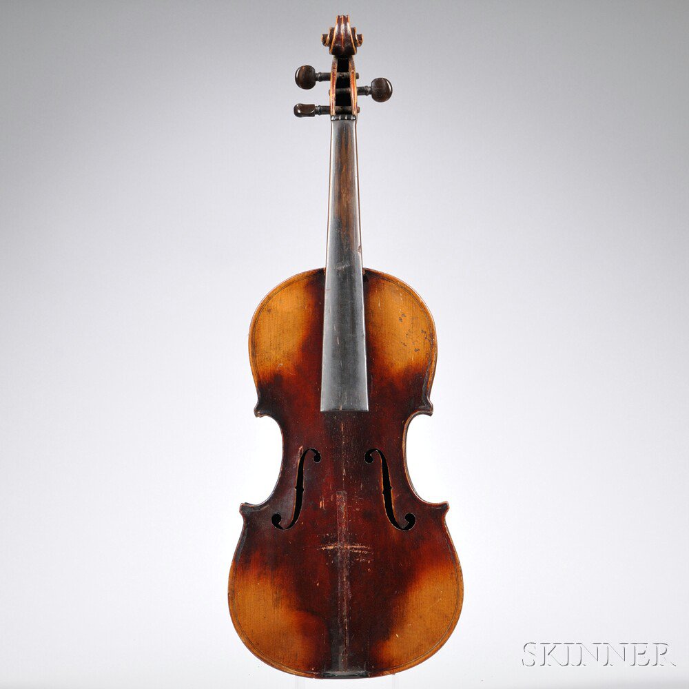 Appraisal: Violin c labeled ALDRIE LUTHIER length of back mm Estimate