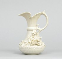 Appraisal: Belleek Pitcher circa mid- th Century Belleek Irish Pitcher with