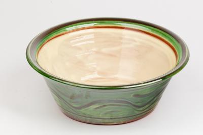 Appraisal: Penny Simpson born a stoneware fruit bowl with brushwork applied