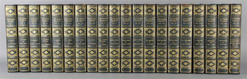 Appraisal: ROSSITER JOHNSON AUTHOR'S DIGEST LIMITED EDITION PREPARED FOR JUDGE DIMNER