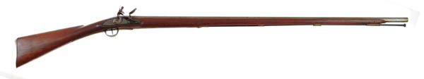 Appraisal: UNMARKED CHERRY FLINTLOCK FOWLING PIECE Cal ga - rnd bbl