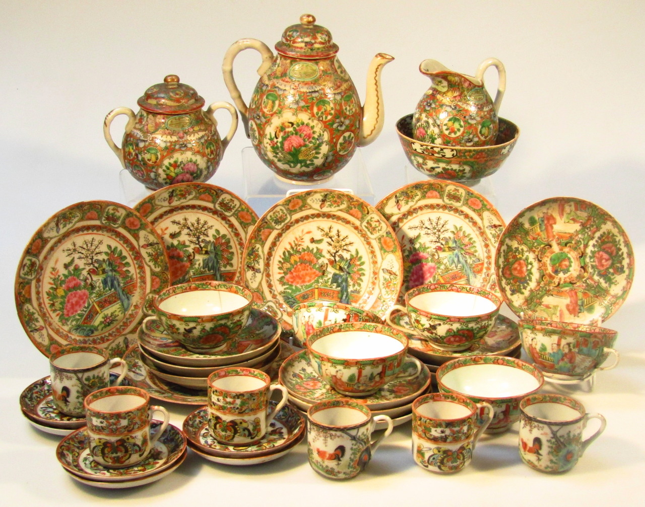 Appraisal: Various Chinese late Qing Republican period Cantonese earthenware comprising two