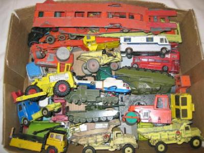 Appraisal: Thirty Dinky commercial army and other vehicles P