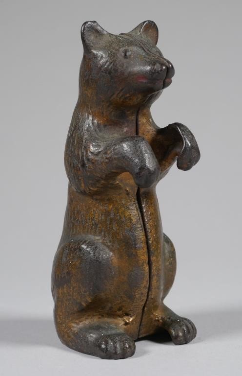 Appraisal: Cast iron Begging Bear still bank by A C Williams