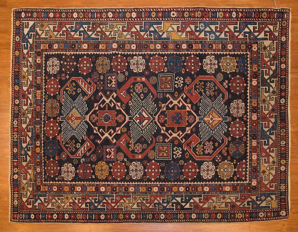 Appraisal: Antique Shirvan rug approx x Caucasus circa Condition Even wear